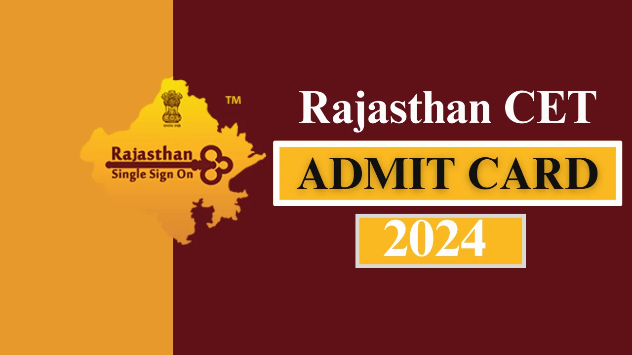 RSMSSB CET Admit Card 2024